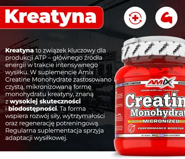 Do czego służy kreatyna i jak może poprawić Twoje wyniki sportowe