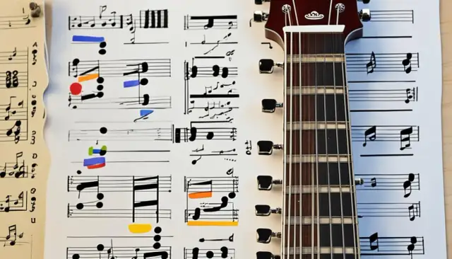 Czytanie nut gitarowych: Opanuj podstawy i graj świadomie.