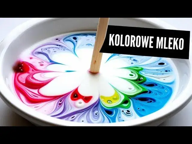 Eksperymenty z mlekiem: Magia nauki dla dzieci w domu!