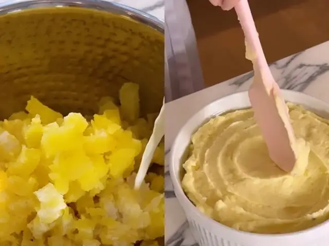 Dodawanie mleka do ziemniaków, aby uzyskać idealne puree. Sprawdź, jak zagęścić puree do perfekcji.