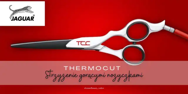 Profesjonalne nożyczki Jaguar Thermocut do strzyżenia gorącymi nożyczkami.