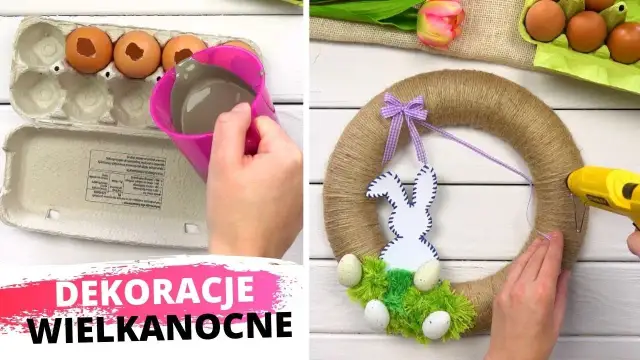 Jak zrobić ozdoby wielkanocne na drzwi - kreatywne pomysły DIY