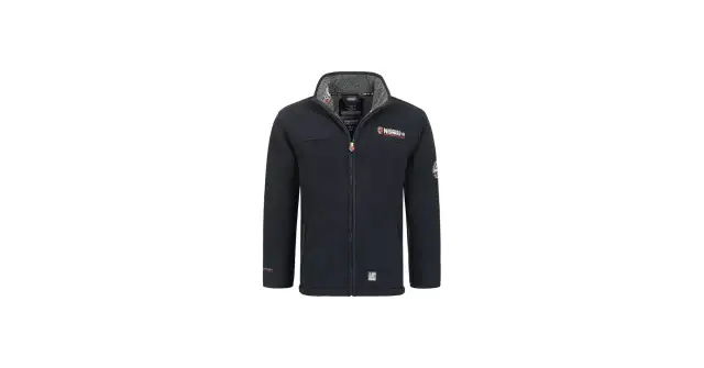 Ciemnogranatowy polar z poliestru marki Geographical Norway. Czy polar z poliestru jest dobry? Tak, ten polar jest ciepły i wygodny.