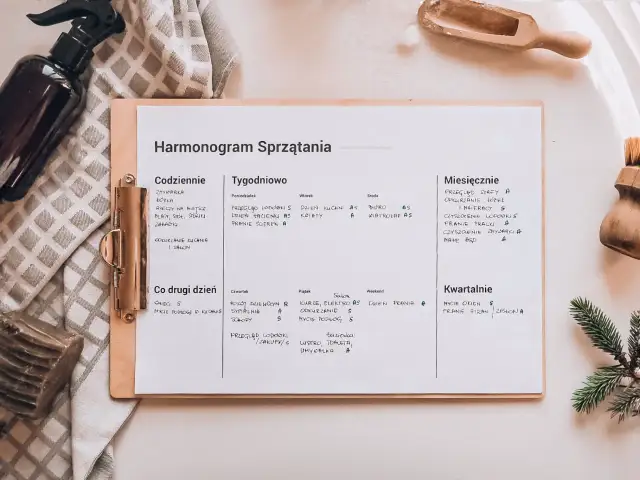 Idealne sprzątanie mieszkania? Mój plan krok po kroku!