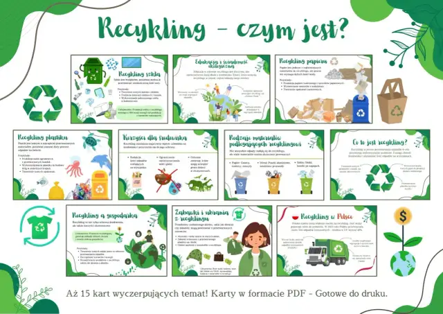 Plakaty o recyklingu: Skuteczne pomysły i darmowe szablony