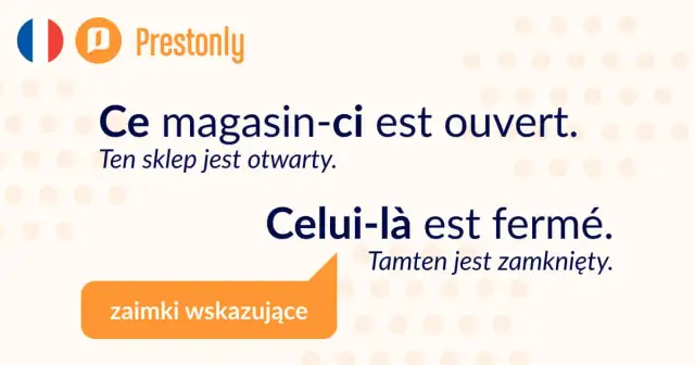 Zaimki przymiotne wskazujące w języku francuskim - jak je stosować?