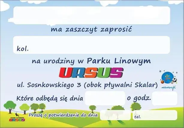 Park Linowy Ursus: Przygoda dla dzieci, urodziny i cennik 2024!