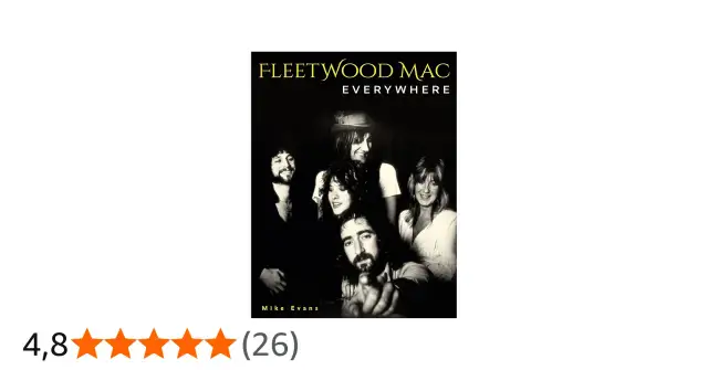 Okładka albumu Fleetwood Mac "Everywhere" z wizerunkiem zespołu. Doskonałe utwory tej legendy rocka.