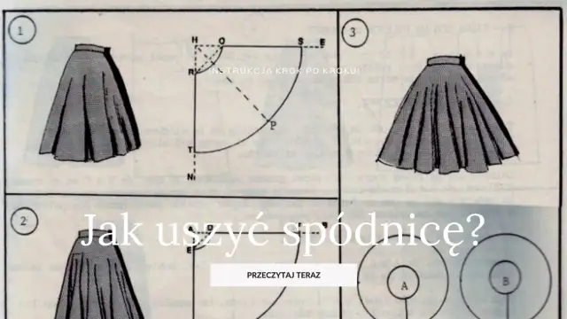 Jak uszyć prostą spódnicę - krok po kroku bez zbędnych trudności