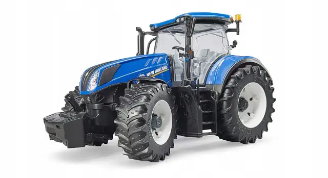 Niebieski traktor zabawka: idealny model dla małych rolników