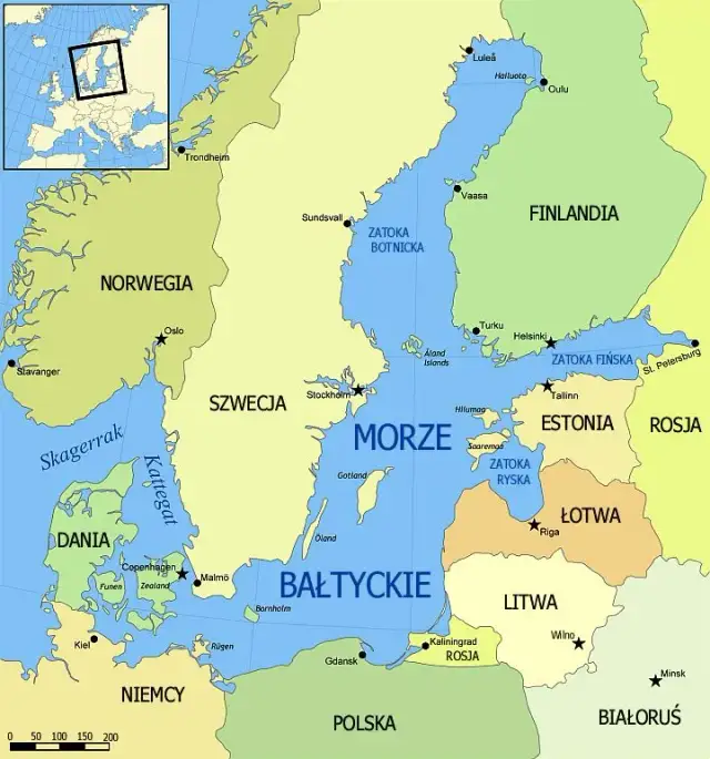 Gdzie dokładnie leży Morze Bałtyckie? Poznaj jego położenie i kraje graniczące