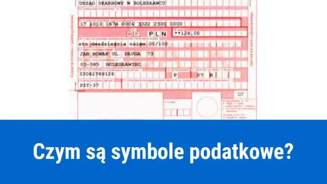 Kluczowy symbol podatku dochodowego - gdzie go znaleźć i jak odczytać?