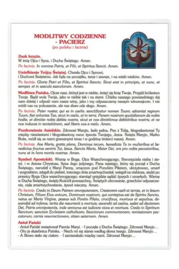 Jakie modlitwy wchodzą w skład pacierza? Poznaj ich znaczenie i historię