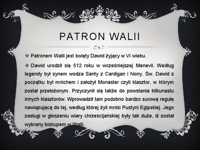 Kto jest patronem Walii? Poznaj historię świętego Dawida i jego znaczenie