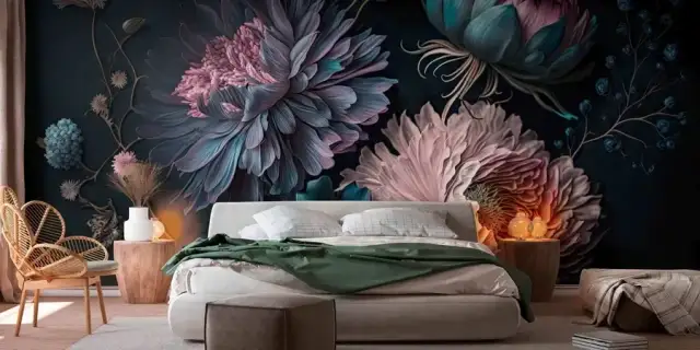Fototapete Schlafzimmer: Beruhigende Designs für entspannende Nächte