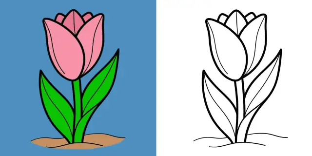 Blumen malen lernen: Einfache Anleitungen & kostenlose Vorlagen