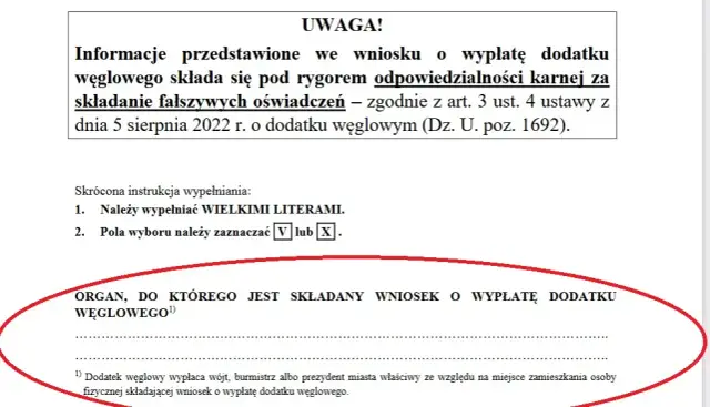 Dofinansowanie do węgla: gdzie złożyć wniosek i uniknąć problemów