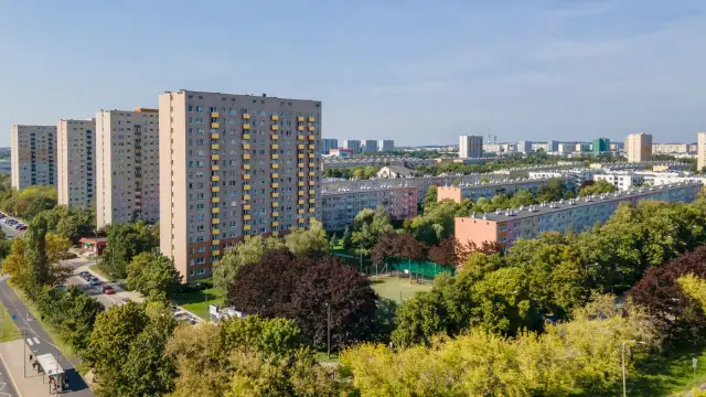 Bloki mieszkalne na jednym z poznańskich osiedli, które niektórzy określają jako najgorsze dzielnice Poznania.