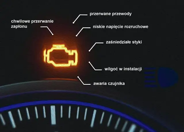 Lampka silnika co oznacza? Dowiedz się, co robić w razie awarii