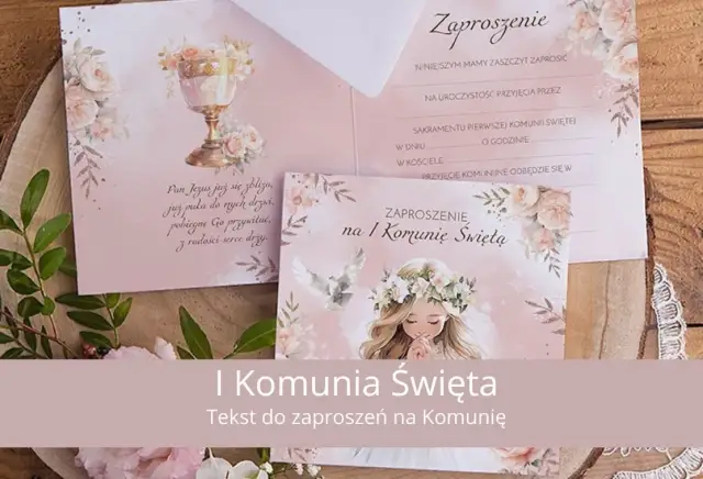 Komunię czy komunię? Poprawna forma na zaproszenie