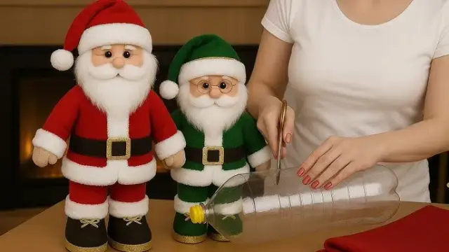 Mikołaj z butelki PET: Zrób to sam! Prosty poradnik krok po kroku