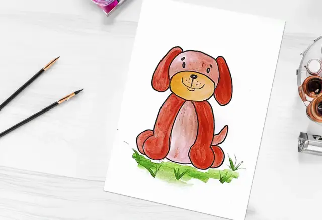Kawaii Hunde zeichnen: Einfache Schritt-für-Schritt-Anleitung