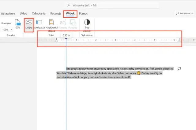 Jak ustawić linijkę w Wordzie i uniknąć problemów z formatowaniem