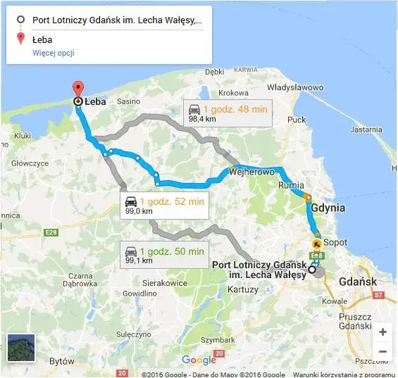 Jak dojechać z Gdańska do Łeby - tanie i szybkie opcje transportu