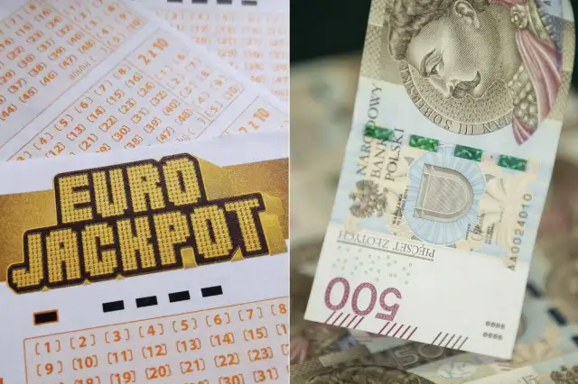 Kupon Eurojackpot i banknot 500 zł.