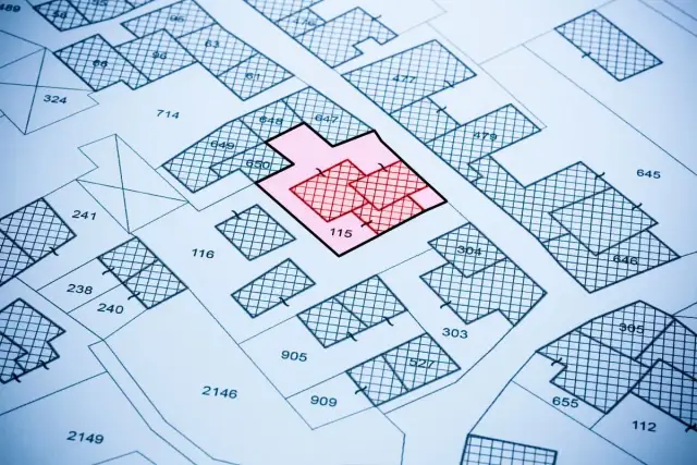 Mapa działek z zaznaczonym obszarem 115. Może to oznaczać zmianę w księdze wieczystej lub planowane inwestycje.