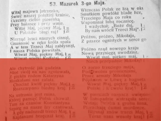 Witaj majowa jutrzenko, pieśń o Trzecim Maja, która budzi nadzieję i przypomina o odrodzeniu Polski.