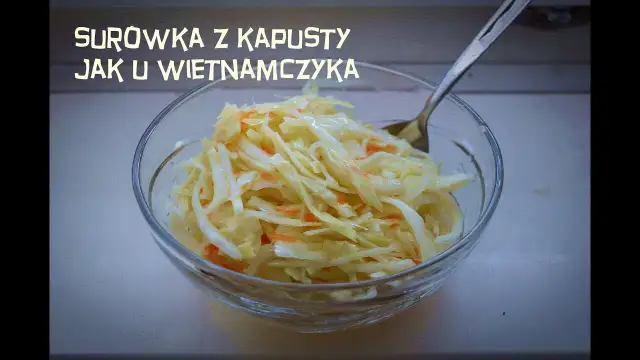 Kultowa surówka z białej kapusty "jak u chińczyka" przepis!