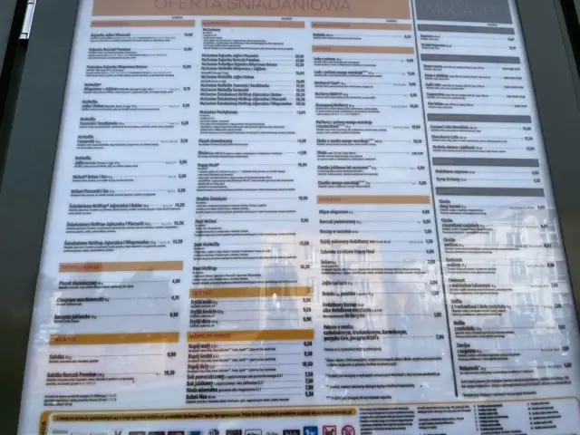 Menu McDonald's: ile kosztują małe frytki? Małe frytki kosztują 5,50 zł.