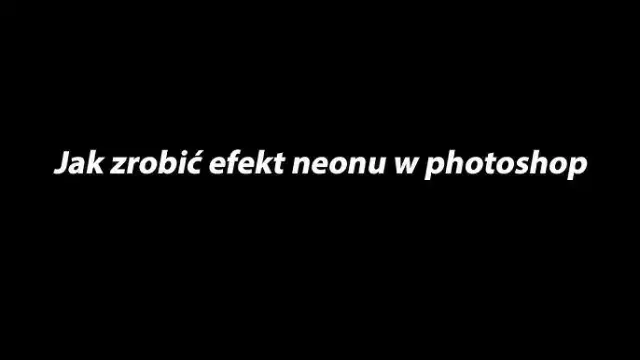 Jak zrobić neonowy napis w Photoshopie - łatwe kroki i triki