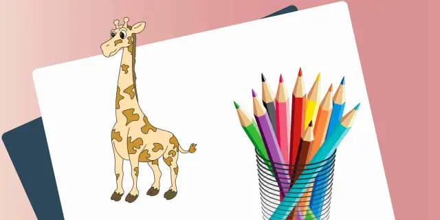 Giraffe malen: Einfache Schritt-für-Schritt-Anleitung für Kinder