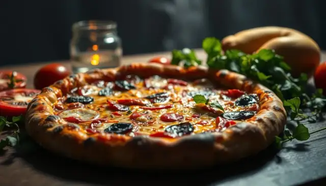 Ile kalorii ma pizza 32 cm? Odkryj sekrety lżejszej wersji