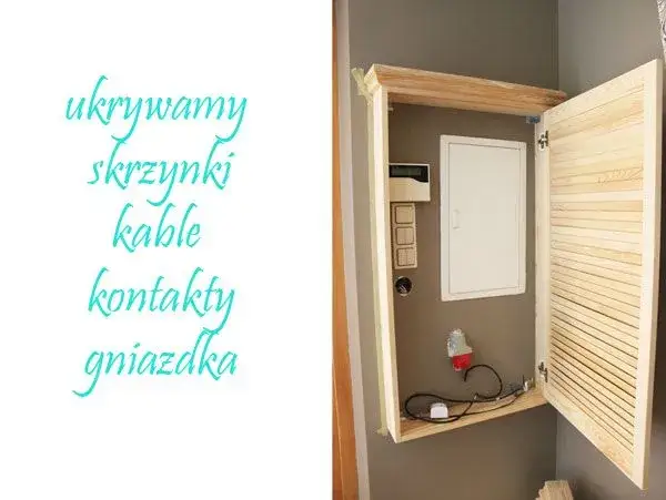 Jak ukryć skrzynkę elektryczną i poprawić wygląd wnętrza