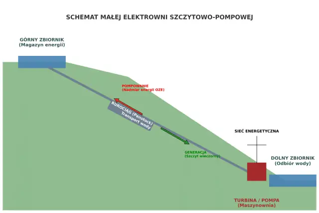 Jak działa elektrownia szczytowo-pompowa? Klucz do OZE