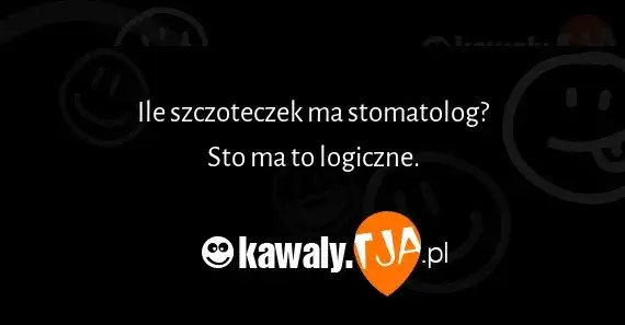 Ile szczoteczek ma dentysta? Rozwiązanie zagadki i wybór idealnej