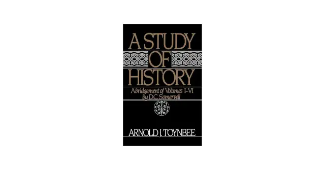Okładka książki "A Study of History" Arnolda J. Toynbee, skrót D.C. Somervell.