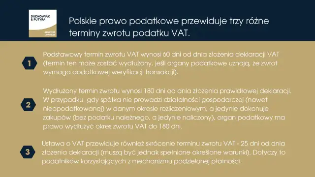 Zwrot podatku VAT 2026 - Jakie są terminy i jak przyspieszyć wypłatę?
