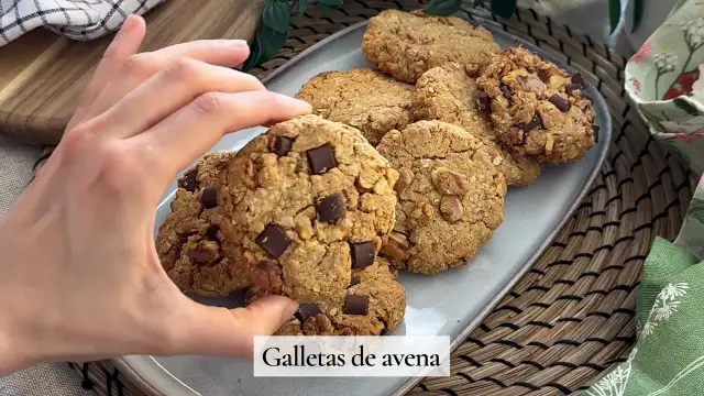Galletas de avena - El secreto para que no queden secas al hornear