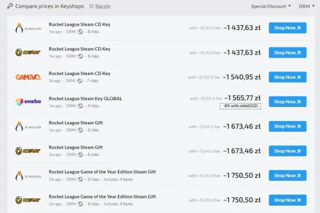 Ile kosztuje Rocket League na Steam - aktualne ceny i promocje w sklepie