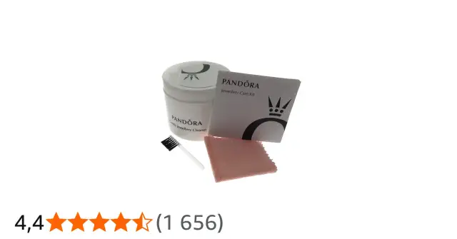 Zestaw do czyszczenia biżuterii Pandora: płyn, szczoteczka, ściereczka i instrukcja. Dowiedz się, ile kosztuje czyszczenie pandory.