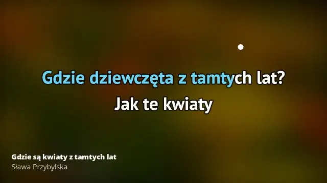 Gdzie są kwiaty - historia, znaczenie i emocje tej piosenki