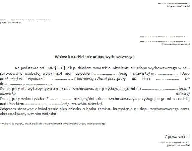 Urlop wychowawczy: ile razy można go przedłużyć i jakie są ograniczenia?