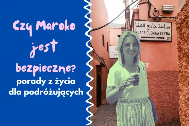 Kobieta cieszy się drinkiem w Maroku, zastanawiając się, czy Maroko jest bezpieczne dla kobiet. Porady dla podróżujących.