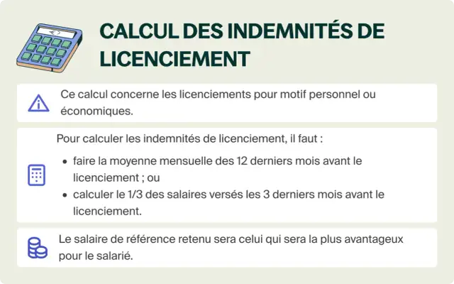 Indemnité de licenciement économique - Comment bien la calculer ?