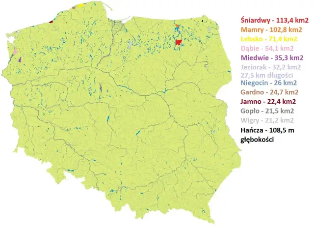 Największe jeziora w Polsce znajdują się w pasie pojezierzy – odkryj ich piękno
