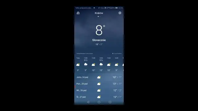 Jak zaktualizować pogodę w telefonie Huawei, aby zawsze być na bieżąco